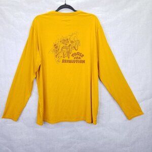 Patagonia Men's XXL Performance Crew Long Sleeve Tee "Tools For Revolution" Bike